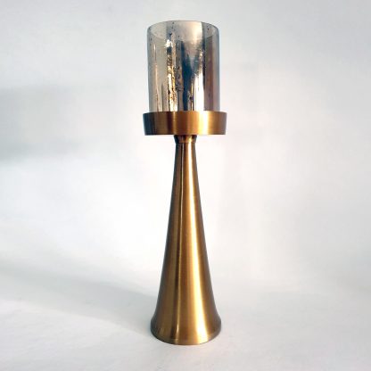 Gold candle stand