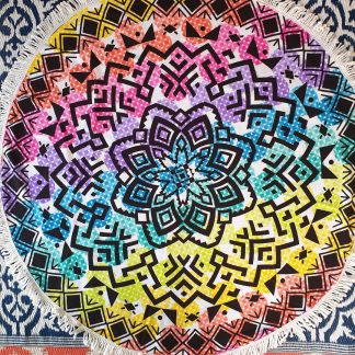 Round towel - Rainbow