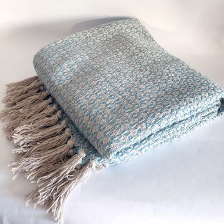 Throw blankets - Turquoise Diamond