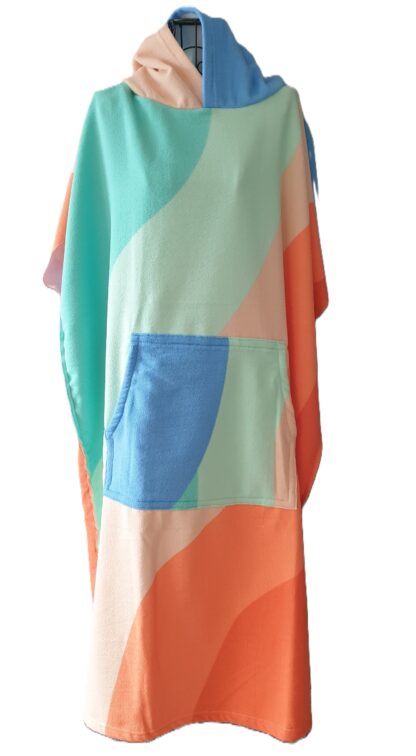 Hooded Microfibre Colour Block