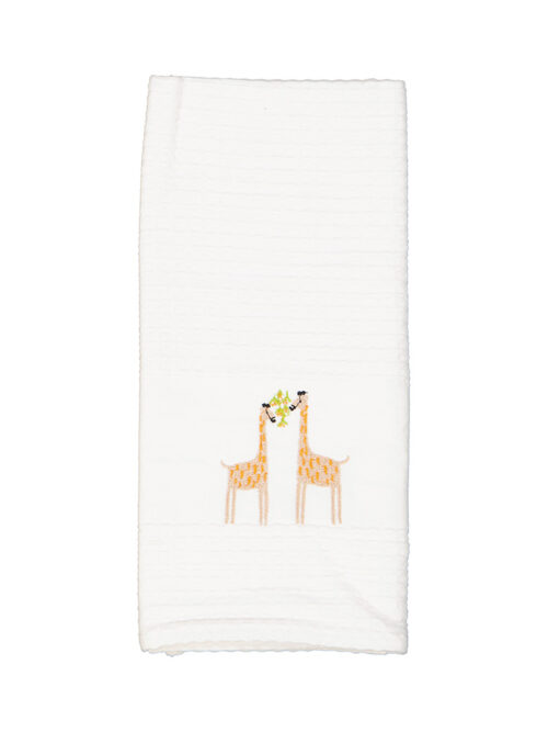 Embroidered tea towels Giraffe