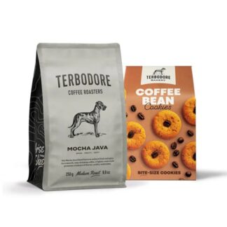 Coffee/cookie combo coffee bean