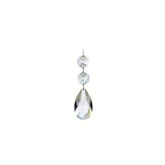 Glass Chandelier Drop Short 8cm