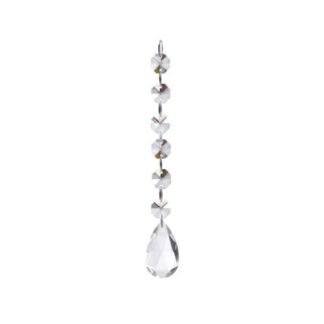Glass Chandelier Drop Long 20cm