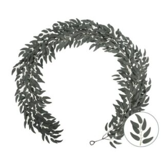 Willow Leaf Garland Grey Green 2m