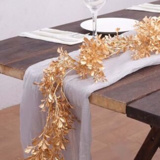 Gold Fern Leaf Garland 1.7m