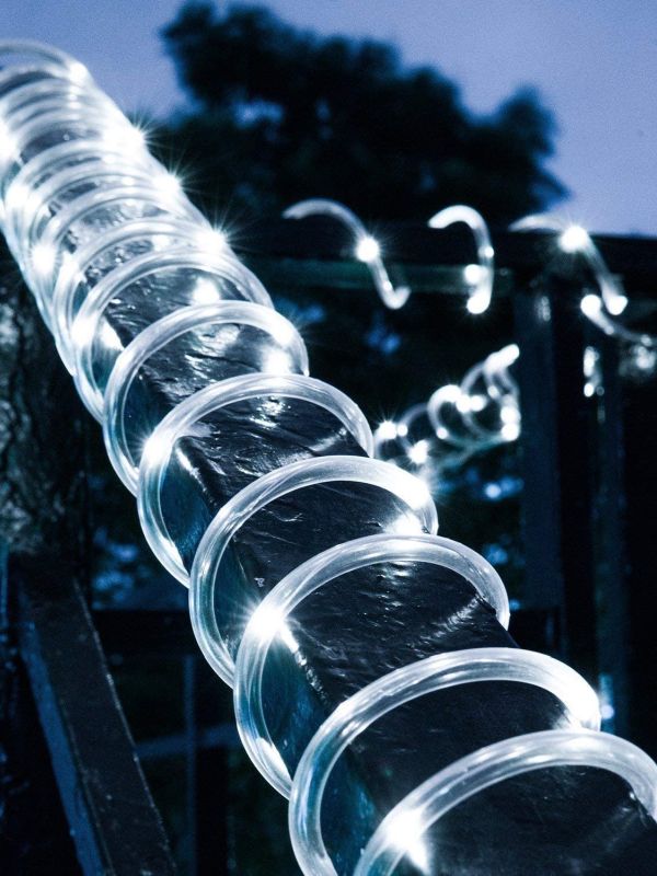 LED Waterproof String with Remote Control Pure White 10m