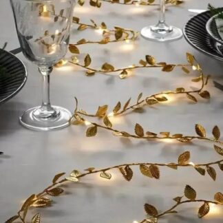 Gold Leaf LED Light String 3m