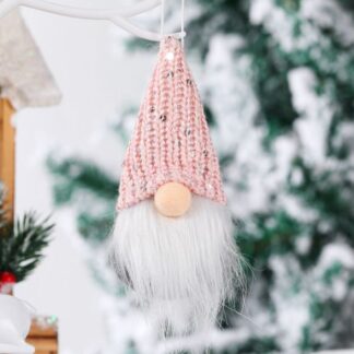 Mr Claus Pendant Pink Hat