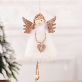 Pendant Christmas Angel White