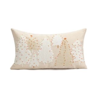 Christmas Scatter Cover Beaded Forest 30x50cm