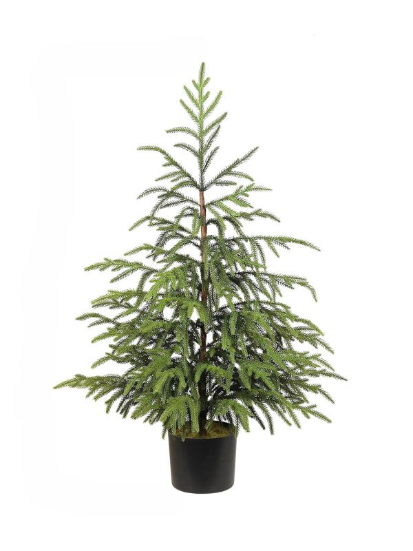 Potted Artificial Norfolk Pine Tree 120cm