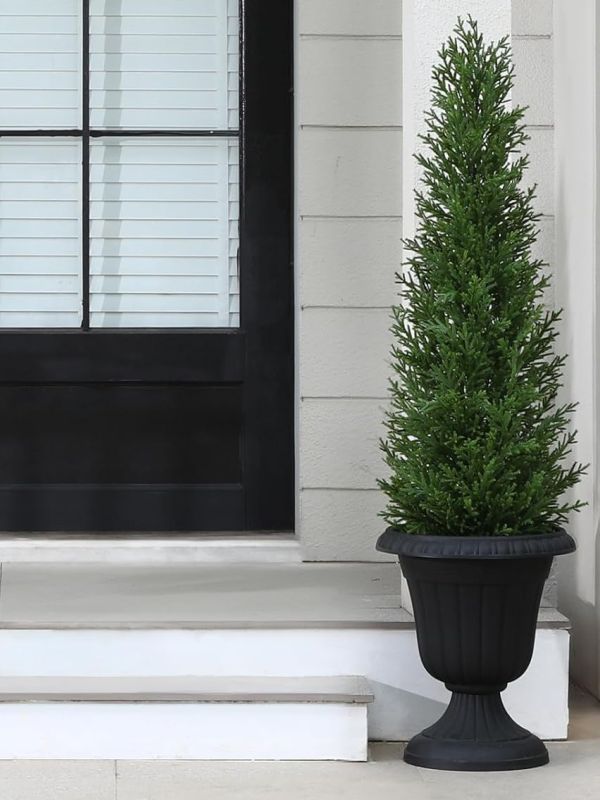 Potted Artificial Coral Pine Tree 120cm
