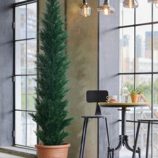 Potted Artificial Cyprus Pine Tree 150cm
