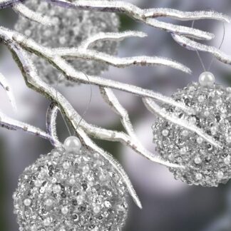 Jewel Baubles Silver Box of 4