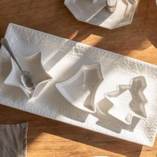 Rectangle Ceramic Serving Plate 35cm