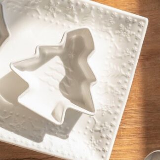 Small Ceramic Christmas Bowl Tree 10cm