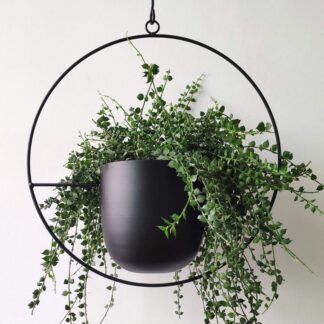 Round Metal Hanging Planter