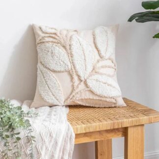 Tufted Leaf Cushion 45x45cm
