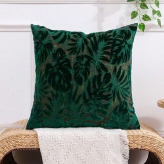 Velvet Cushion Emerald Green 45x45cm