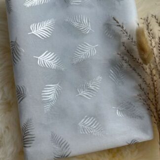Pack of 10 Tissue Paper Sheets Silver Fern Leaves