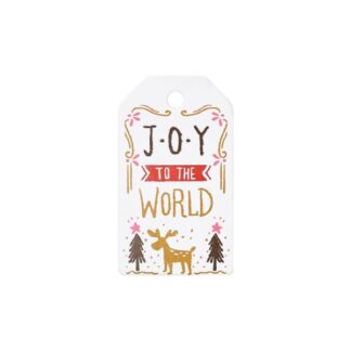 Pack of 10 Christmas Gift Tags Joy