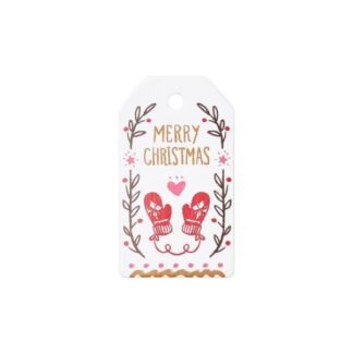 Pack of 10 Christmas Gift Tags Merry Christmas