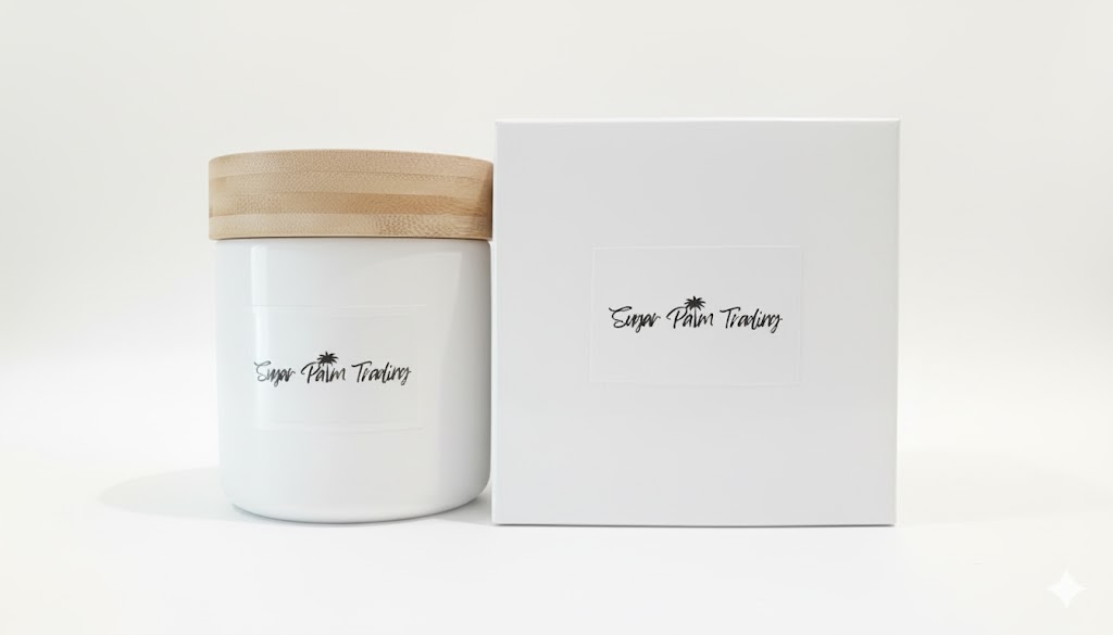 Signature Collection Hand-Poured Soy Wax Candle White 320g