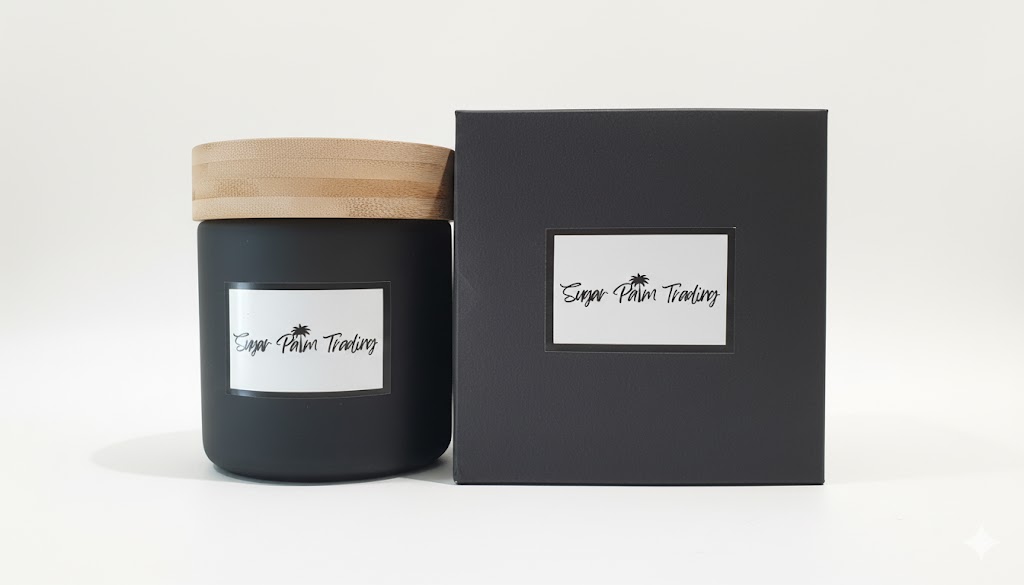 Signature Collection Hand-Poured Soy Wax Candle Black 320g
